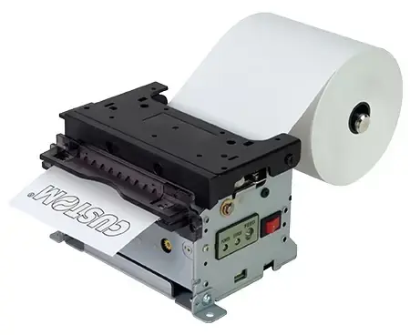 Custom KX80S / kiosková termotiskárna / 80 & 82.5 mm / 203 dpi / RS-232 / USB / LAN