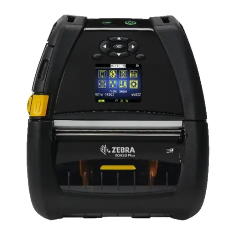 ZEBRA ZQ630 Plus (ZQ63-AUWAE14-00) / DT / Mobilní termotiskárna / 203dpi / BT / Wi-Fi / Displej / LTS / 6600mAh / černá