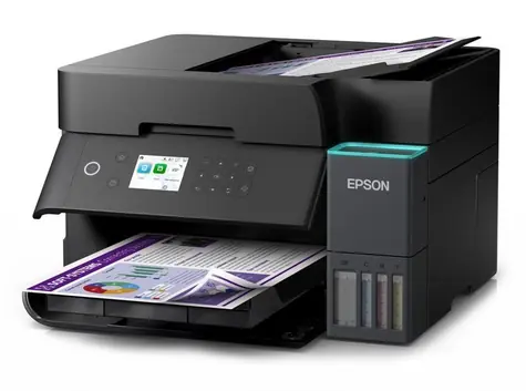 Epson EcoTank L6370 černá / Inkoustová multifunkce / A4 / 9ppm / 4800×1200dpi / tisk & sken & kop. / LAN & Wi-Fi  & USB