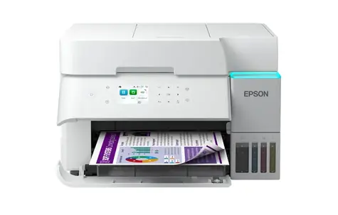 Epson EcoTank L6376 bílá / Inkoustová multifunkce / A4 / 9ppm / 4800×1200dpi / tisk & sken & kop. / LAN & Wi-Fi  & USB