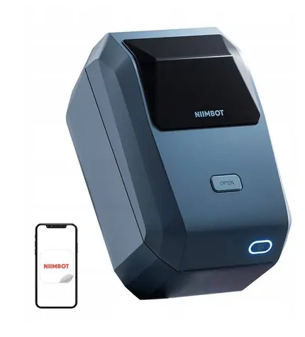 Niimbot K3W modrá / Tiskárna štítků / 203 dpi / Wi-Fi / BT / USB-C