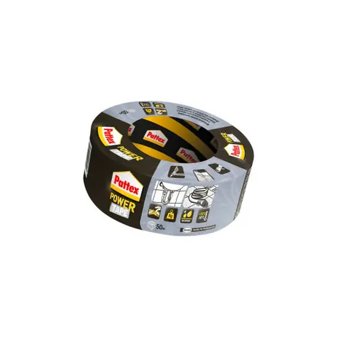 PATTEX univerzální lepicí páska Power Tape (50 m) stříbrná
