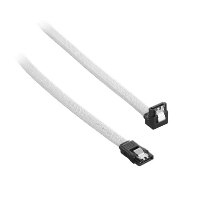 CableMod ModMesh Pravoúhlý SATA 3 Kabel 60cm - bílá